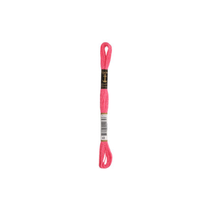 6 Stranded Anchor Threads For Hoop Embroidery Color: 40
