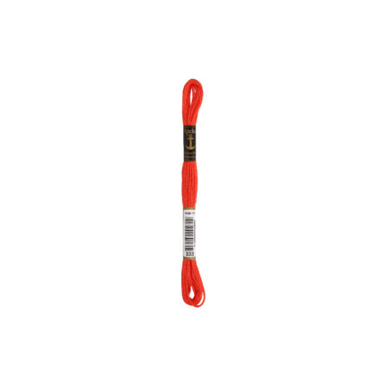 6 Stranded Anchor Threads For Hoop Embroidery Color: 333
