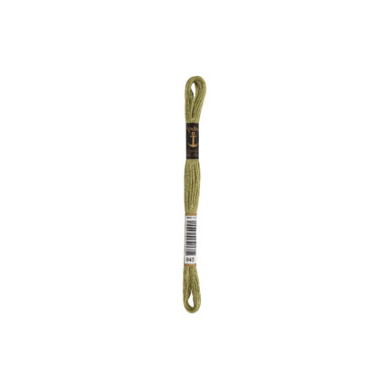 6 Stranded Anchor Threads For Hoop Embroidery Color: 843
