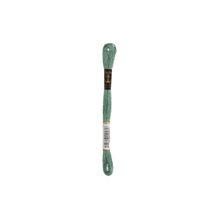 6 Stranded Anchor Threads For Hoop Embroidery Color: 876