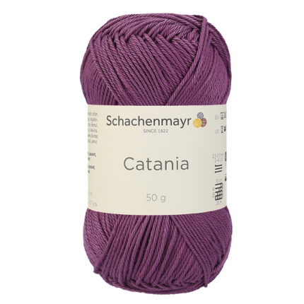 Catania 100% Combed And Mercerized Cotton. Recommended For Both Knitting And Crochet Color Hyzinth