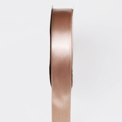 2cm Beij Single Face Satin Ribbon