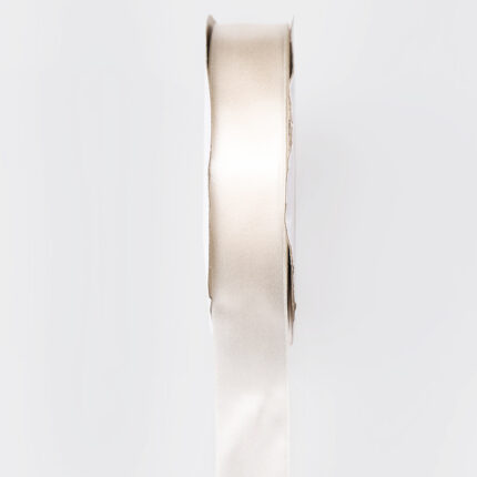 2. 5cm Offwhite Single Face Satin Ribbon