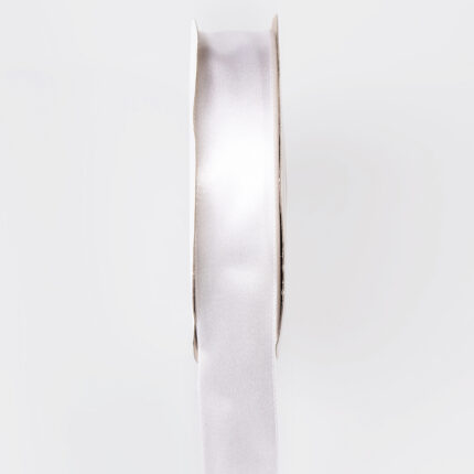 2. 5cm White Single Face Satin Ribbon
