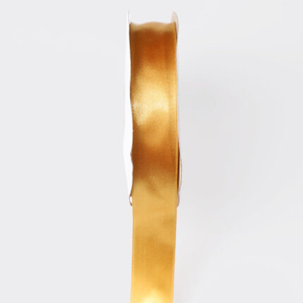 10cm Bronze Single Face Satin Ribbon